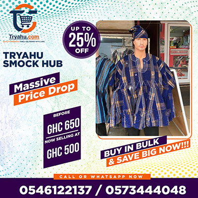 Premium Quality Smocks | Original Ghanaian Batakari Tryahu